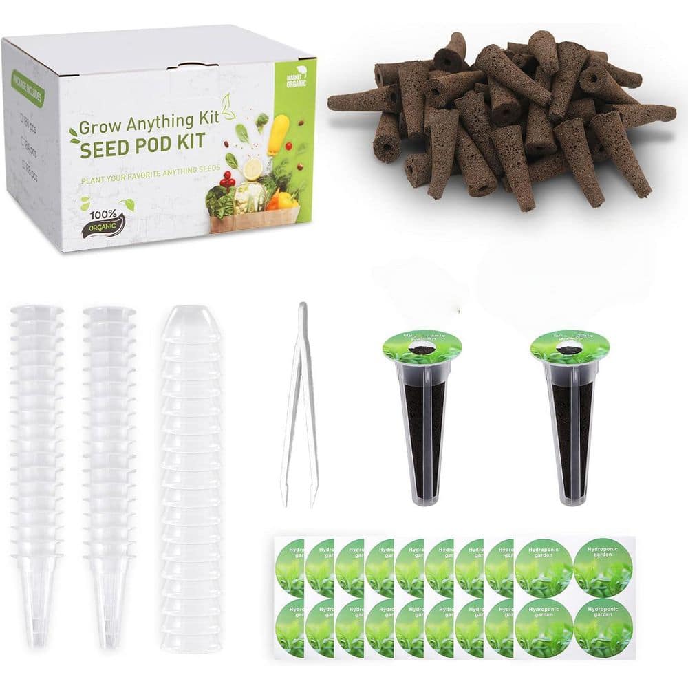 Hydroponic Pods Supplies for AeroGarden Herb Kits with Sponges Baskets Domes Labels Plant Food 140 Pcs price history on PriceWatchPro