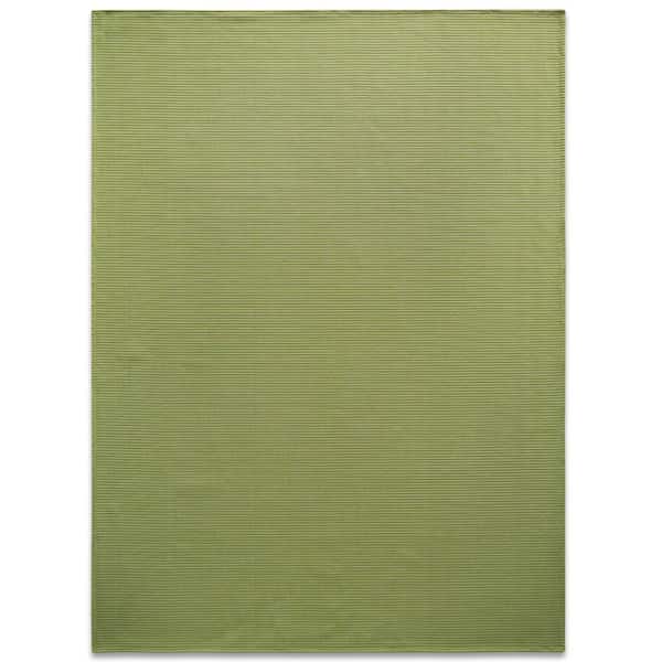 REGENCE HOME The Springfield Green 5 ft. x 7 ft. Shibori Area Rug