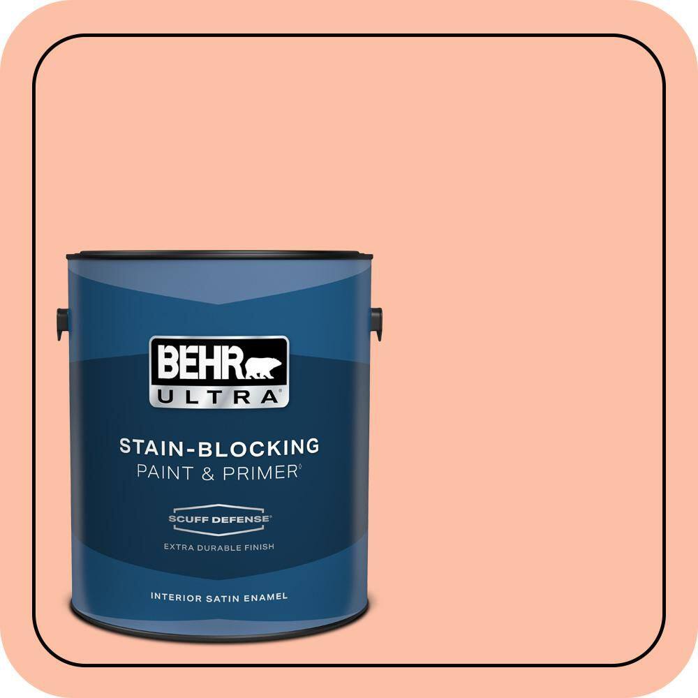 1 gal. #220A-3 Sweet Apricot Extra Durable Satin Enamel Interior Paint & Primer price history on PriceWatchPro