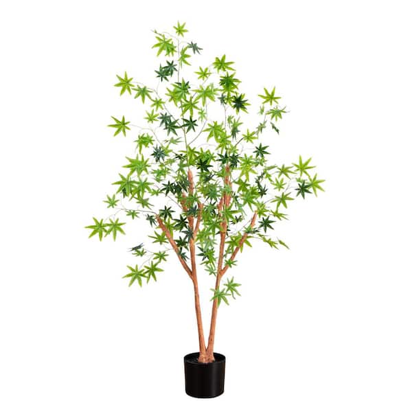 Nearly Natural 4 ft. Artificial Maple Tree