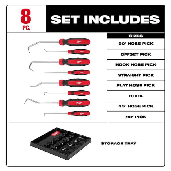 Hook and Pick Set (8-Piece)