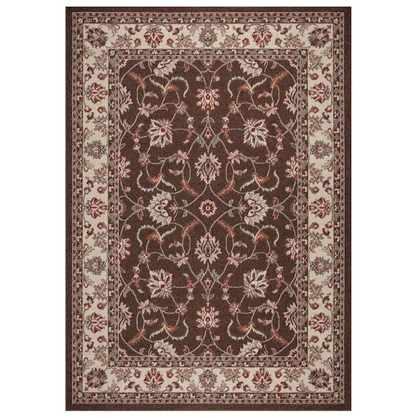 Concord Global Trading Chester Sultan Brown 3 ft. x 4 ft. Area Rug