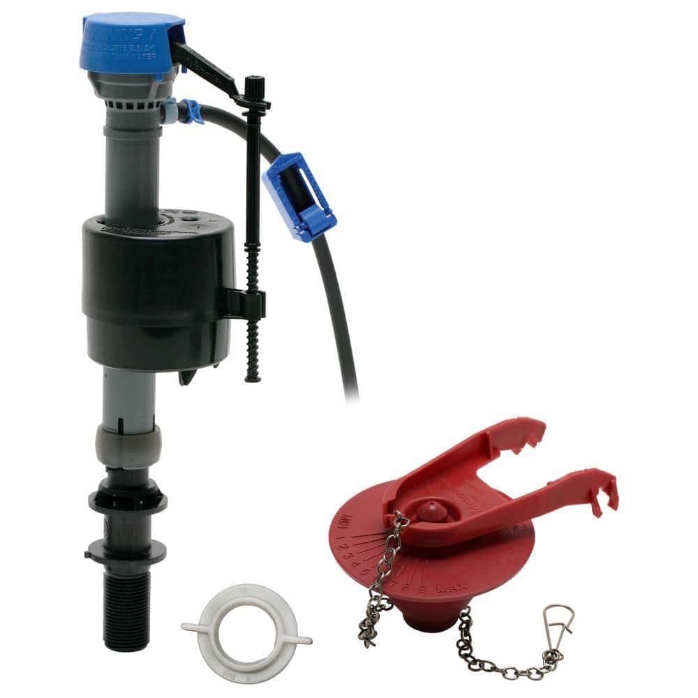 Fluidmaster Universal 2 in. Adjustable Toilet Flush Valve Repair Kit - Fix  Leaky Tanks, Easy Install - Hardware Included - Restore Flush Performance  in the Toilet Repair Kits department at