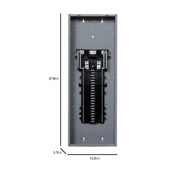 Square D QO 225 Amp 42-Space 42-Circuit Indoor Main Lug Plug-On