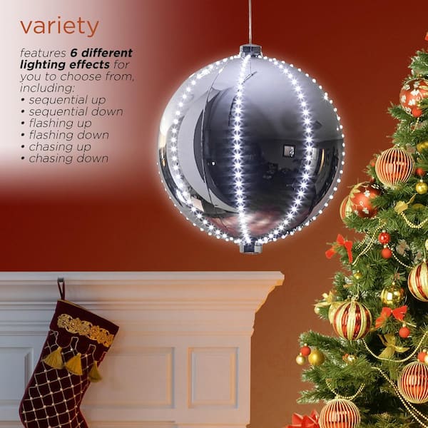 40-light LED Hanging Ornament for sale online Home Accents Holiday 52 In 