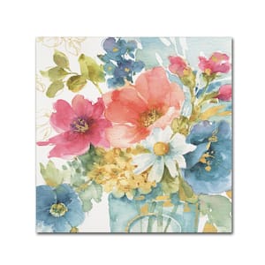 18 in. x 18 in. "My Garden Bouquet II" by Lisa Audit Printed Canvas Wall Art