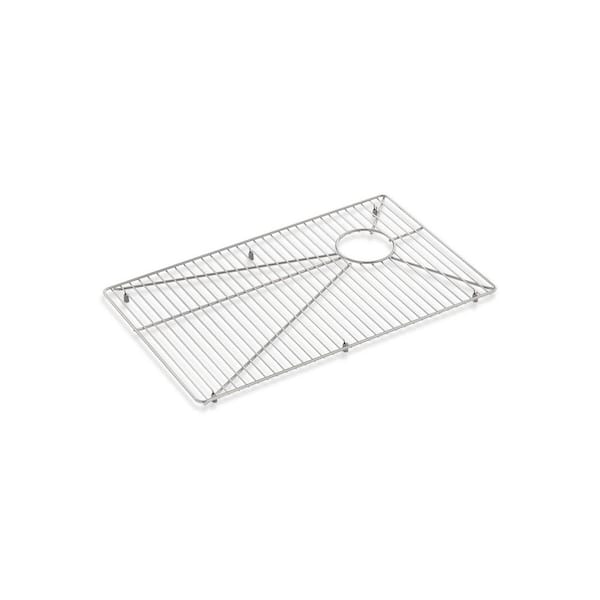 Lassen 23.75 in. L x 14.4375 in. W Bottom Grid in Stainless Steel