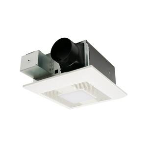 WhisperFit DC/LED, Pick-A-Flow 50,80,110 CFM ENERGY STAR Quiet Ceiling Bathroom Exhaust Fan, Flex-Z Fast Install Bracket