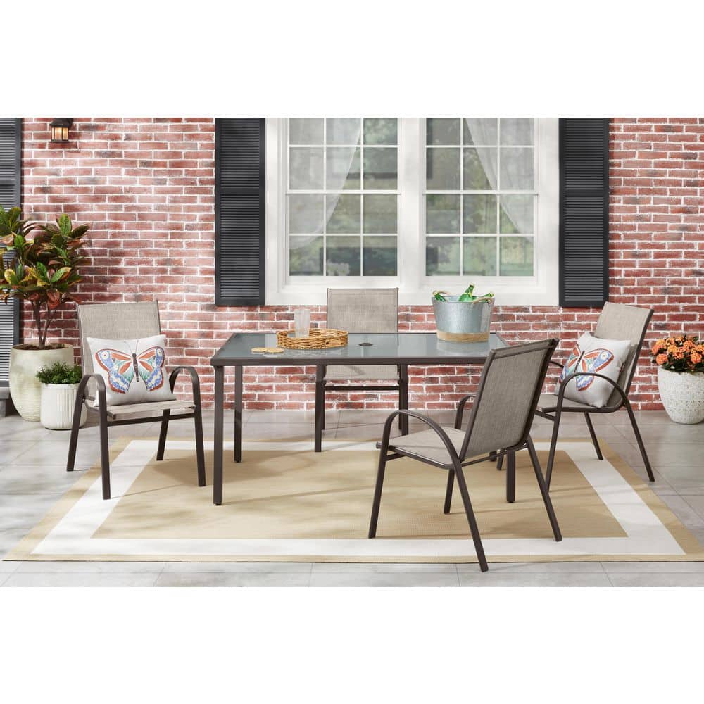 ダイニングテーブル Terrace dining table 12*60 StyleWell 60 in. x 38 in. Rectangle Outdoor Dining Table FTS61273A
