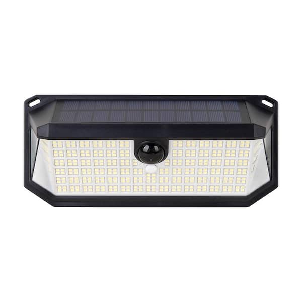 Mediterraneo To Go 400 Lumen Low Voltage Black Solar Integrated LED Landscape Flood Light (1-Pack)