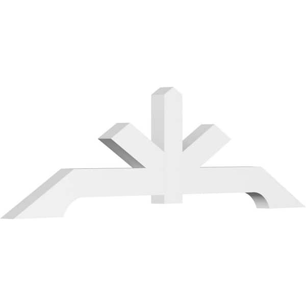 Ekena Millwork Vanguard 96 in. W x 28 in. H x 4 in. D Signature Polyurethane Bracket