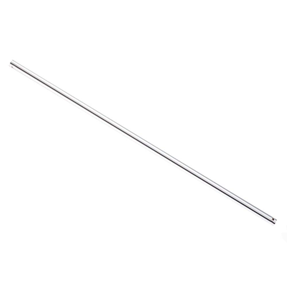 Lucci Air 24 in. Brush Chrome Extension Downrod 210555240 - The Home Depot