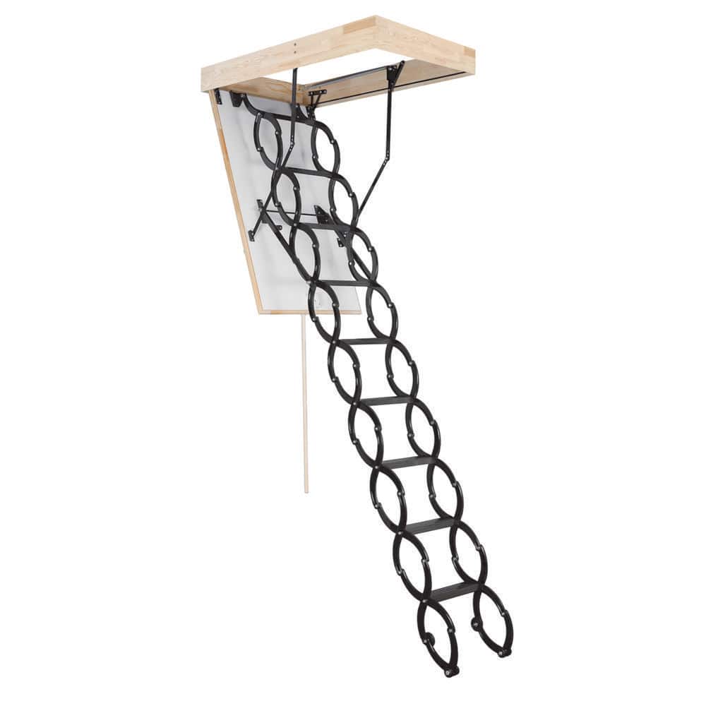 COMP 8 ft. 9.5 ft. 24.25 in. x 36.25 in. Insulated Steel Scissor Attic Ladder, 352 lbs. Load Capacity price history on PriceWatchPro