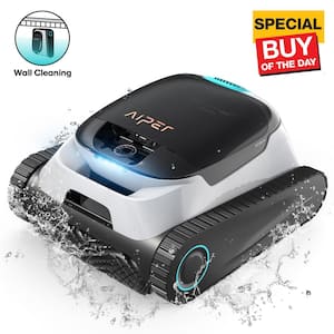 Scuba N1 Cordless Robotic Pool Cleaner - Automatic Pool Vacuum for In-Ground Pools up to 1600 sq. ft. White