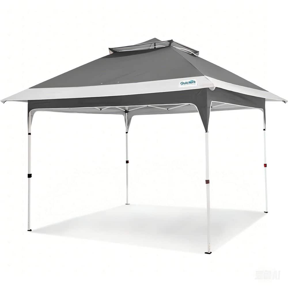 12 ft. x 12 ft. Easy Pop up Canopy Tent Outdoor Portable Eaved Gazebo Party