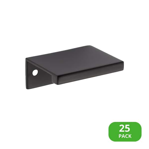 Sumner Street Home Hardware 25-Pack Ethan 1-1/2 in. (38 mm) Center-to-Center Matte Black Edge Drawer Pull