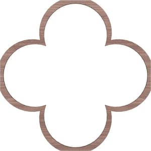 33 in. W x 33 in. H x-3/8 in. T Small Woodall Decorative Fretwork Wood Ceiling Panels, Walnut