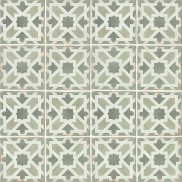 Bedrosians Casablanca Square 5 in. x 5 in. Malik Ceramic Tile (5.27 sq. ft./Case)