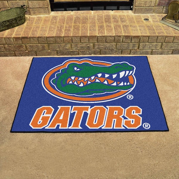NCAA University of Florida Blue 3 ft. x 4 ft. Rectangle Indoor All-Star Area Rug