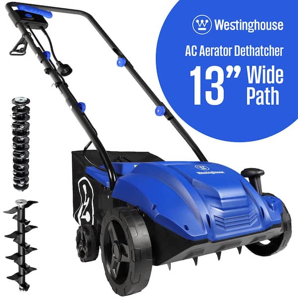 Westinghouse 13 in. 12 Amp Corded Electric Dethatcher and Aerator