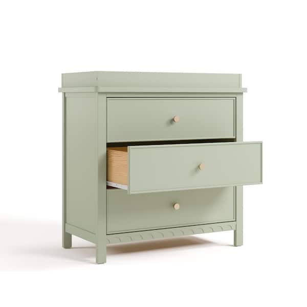 Graco Sasha 3 Drawer Chest with Changing Topper Sage