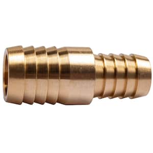 1/2 in. x 5/8 in. I.D. Brass Hose Barb Reducer Splicer Fittings (20-Pack)