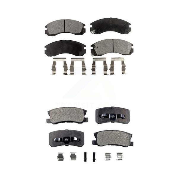 TEC Front Rear Ceramic Brake Pads Kit For Mitsubishi Lancer KTC-100340