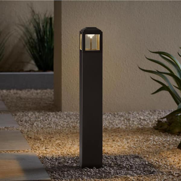 Havenridge 150 Lumen 20 in. Low Voltage Espresso Bronze Integrated LED Outdoor Bollard Light