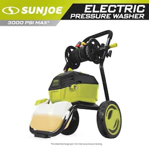 3000 PSI MAX 1.30 GPM 14.5 Amp High Performance Electric Pressure Washer with Hose Reel