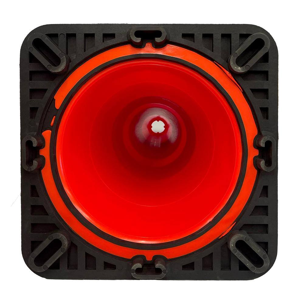 18" High-Visibility Orange PVC Traffic Safety Cone