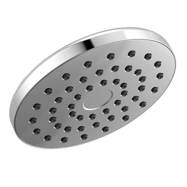 PivotPro 1-Spray Patterns 7 in. Wall Mount Fixed Shower Head in Chrome