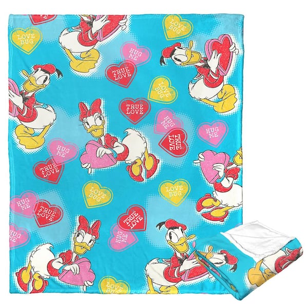 THE NORTHWEST GROUP Donald and Daisy True Love Silk Touch Multi-Colored Throw Blanket