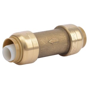 Details about    1/2" Push Fit Coupling Sharkbite Style Lead Free Brass Copper Pex CPVC 