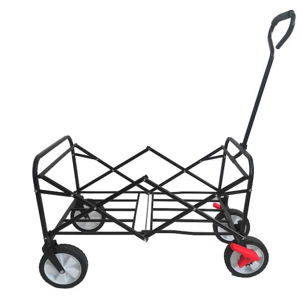 Unbranded Hot Seller Outdoor Metal Folding Heavy-Duty Serving Cart with Waterproof Oxford, for Park Backyard Bench Camping