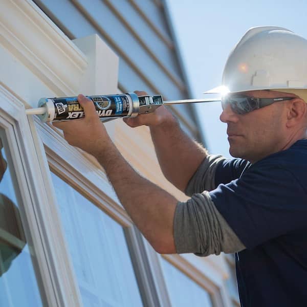 DAP - DYNAFLEX Ultra 10.1 oz. White Advanced Exterior Window, Door, and Siding Sealant