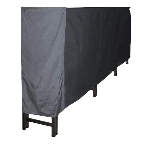 Polyester Full-Length Durable Material Weather Resist Firewood Rack Cover 12 ft 