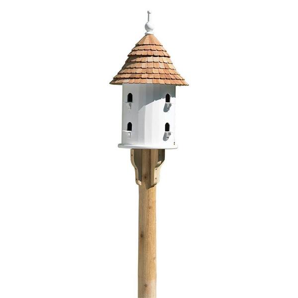Good Directions Lazy Hill Farm Designs Round Natural Cedar Post with Brackets-DISCONTINUED
