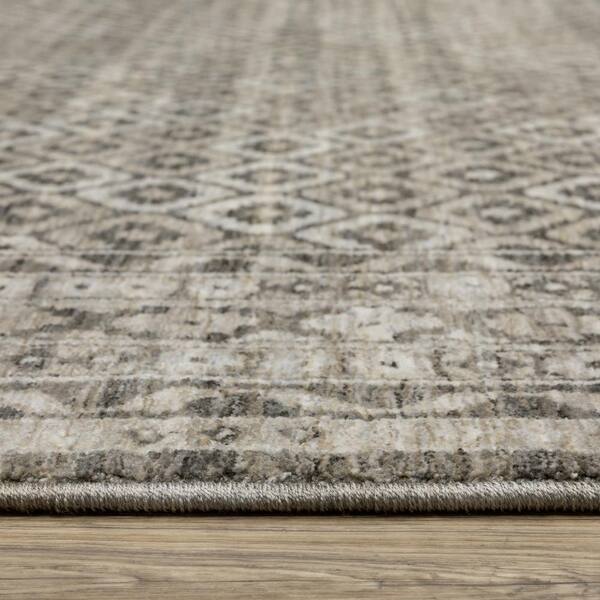 AVERLEY HOME Channing Gray/Beige 8 ft. x 11 ft. Faded