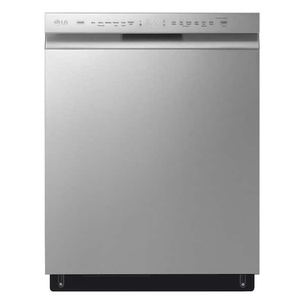 LG 24 in. PrintProof Stainless Steel Front Control Dishwasher with