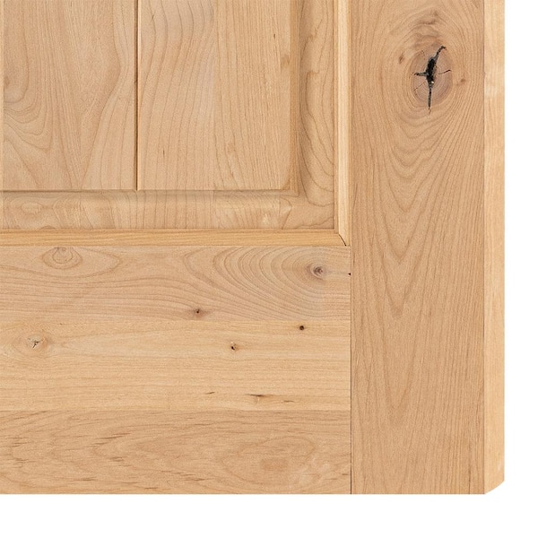 Krosswood Doors 32 in. x 96 in. Rustic Knotty Alder Arch Top