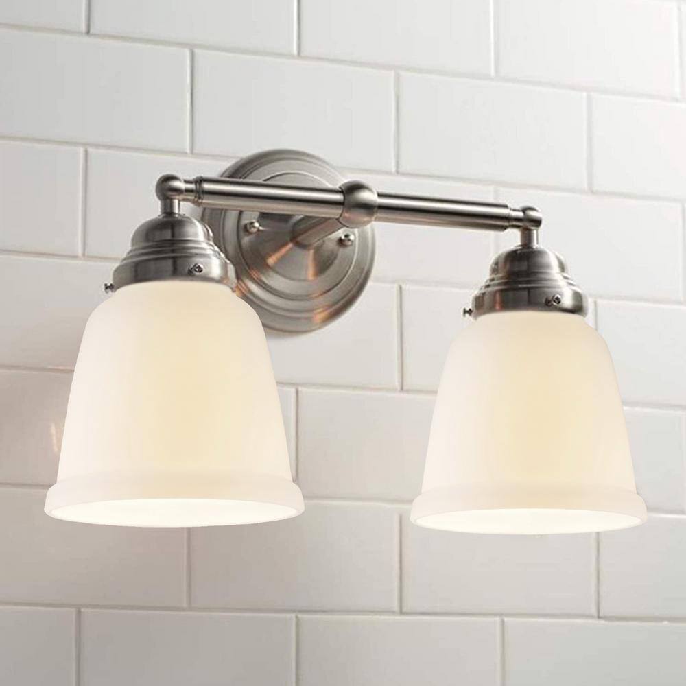 Clear Ribbed Glass Bell Chandelier Shade Set, 5-1/4" Height