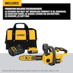 20V MAX 12in. Brushless Cordless Battery Powered Chainsaw Kit, (1) 5Ah Battery, Charger, Hard Bar Cover & Bag