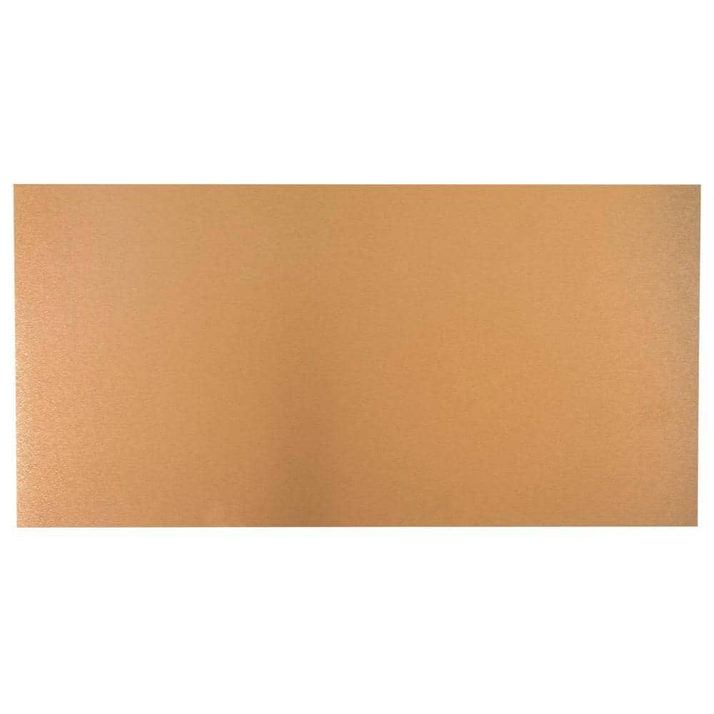 Reviews for M-D Building Products 12 in. x 24 in. Copper Aluminum Sheet