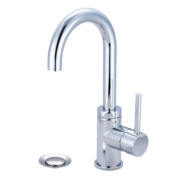 thumbnail image 2 of Dia Single-Hole Single-Handle Bathroom Faucet With Push Large Polished Chrome 2 of 11