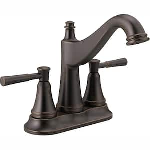 Mylan 4 in. Centerset 2-Handle Bathroom Faucet in Venetian Bronze