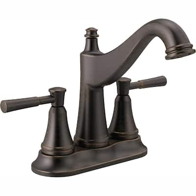 Delta 4 In Centerset Bathroom Faucets Bathroom Sink Faucets The Home Depot