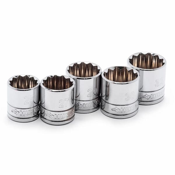 1/2 in. Drive Metric X-Large Socket Set (5-Piece) 1/2 in. Drive Metric X-Large Socket Set (5-Piece)