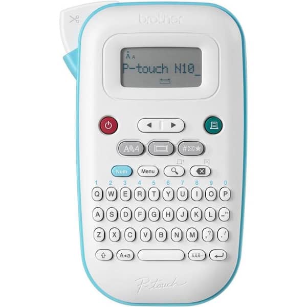 PT-N10 Personal Handheld Label Maker, Portable and Prints, P-Touch Btag (12 mm) Wide Color Personalized Label Tapes