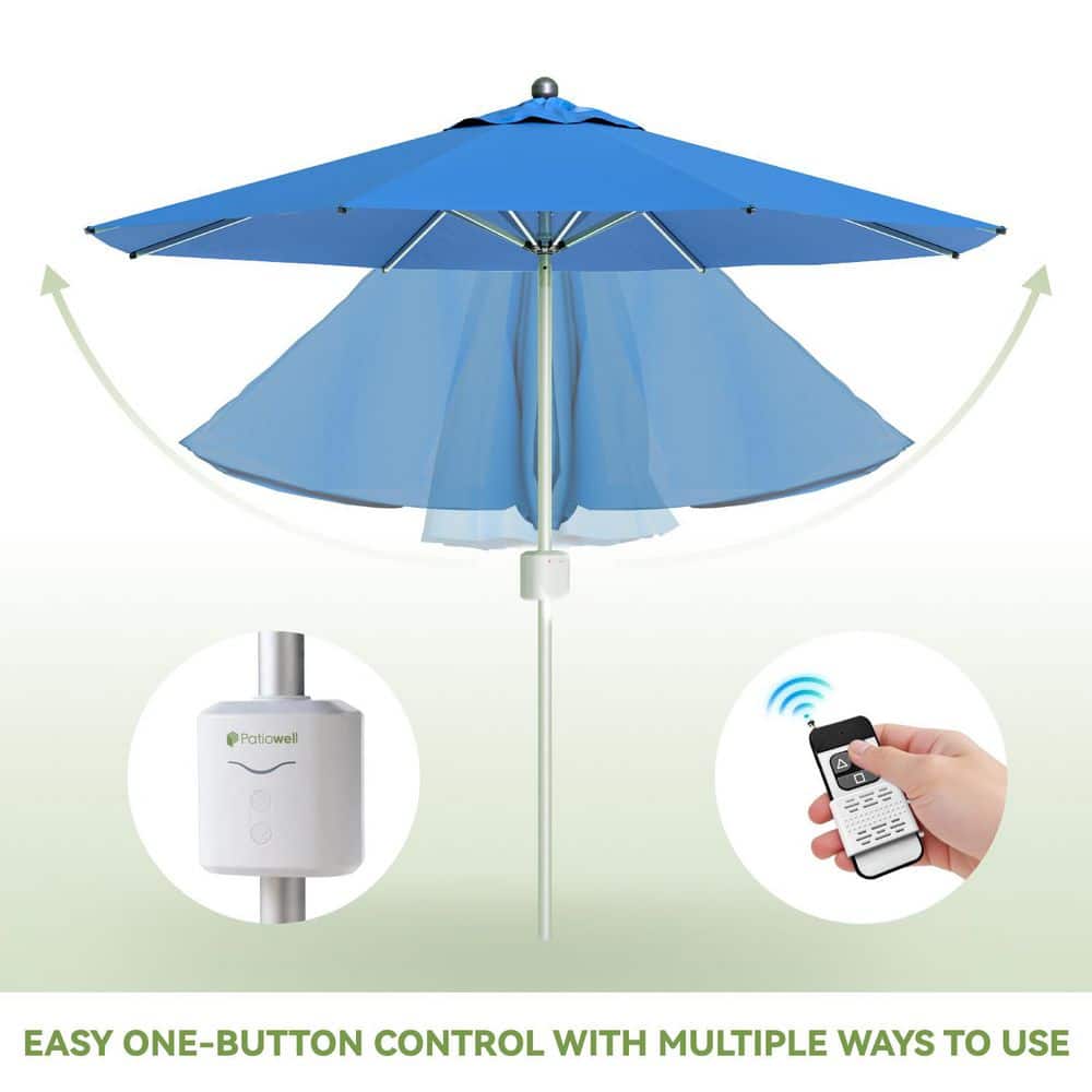 add-a-motor patio umbrella motor with touch-switch & remote control Amazon.com : HOMSHADE 9 FT Motorized Control(Beige) powered system Above Height 2 Series 10ft