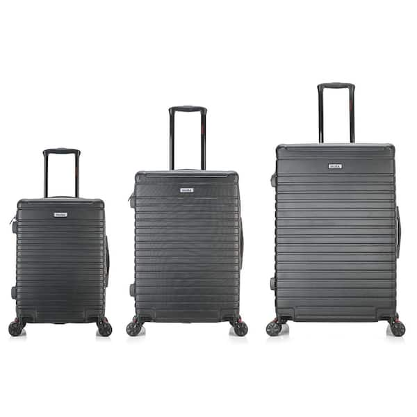 inusa trend lightweight hardside spinner 3pc luggage set